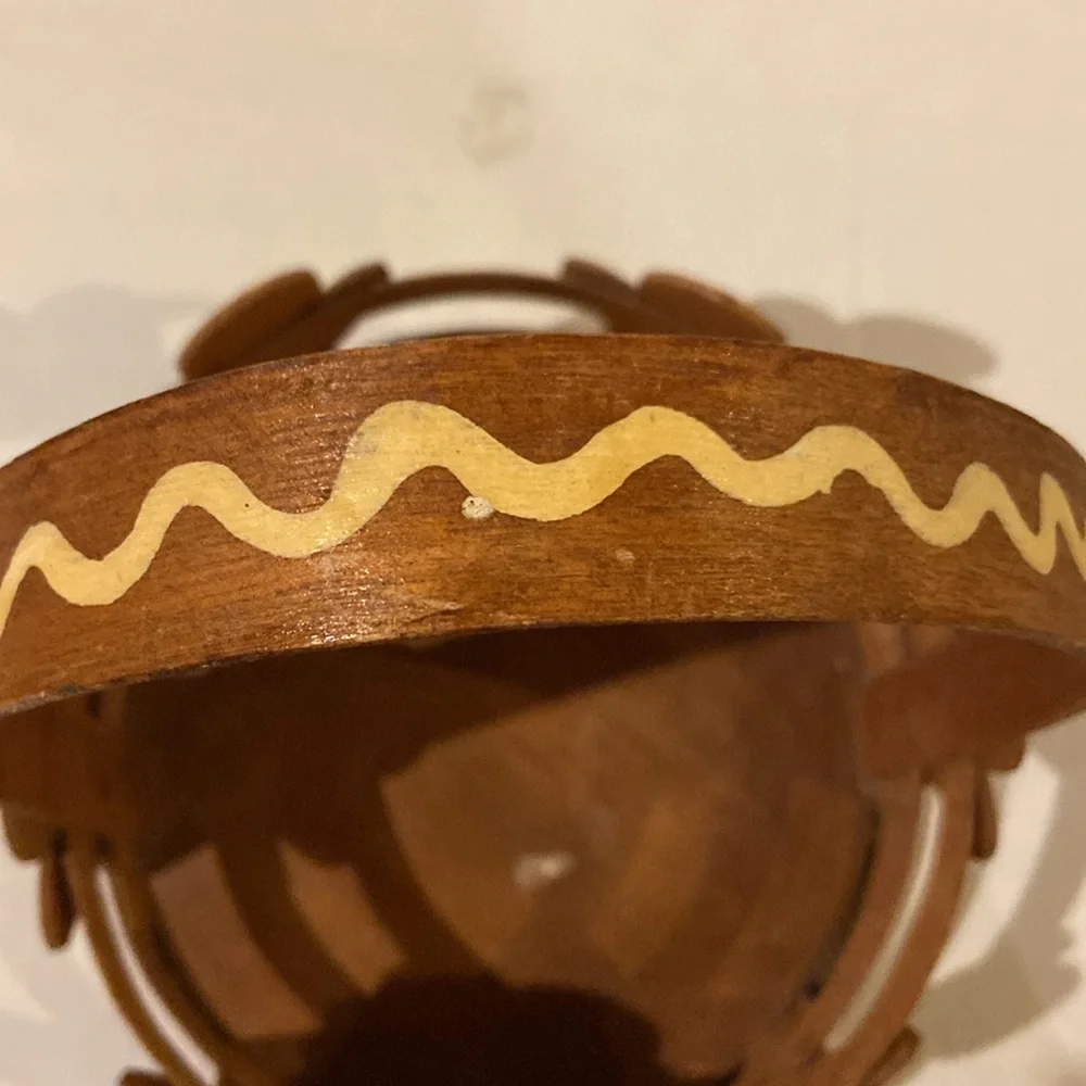 Vintage Gingerbread Man Basket